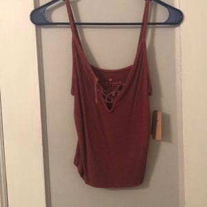 NWT AEO Lace Up Cami